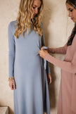 Fairview Tie Dress Light Mauve