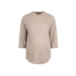 Lilly Over the Valley V-Neck Tshirt Taupe