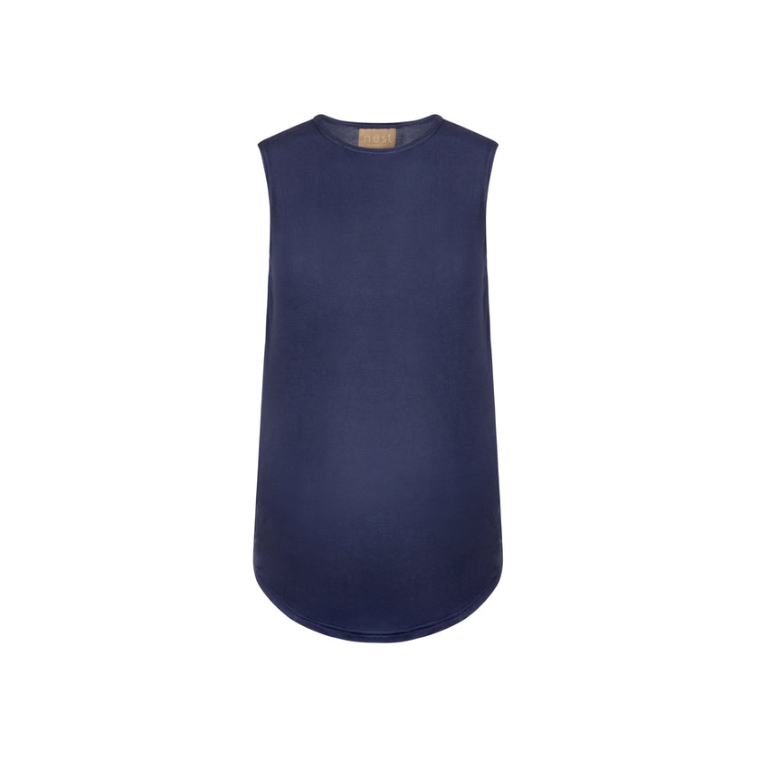 Reeds Shell Sleeveless Navy