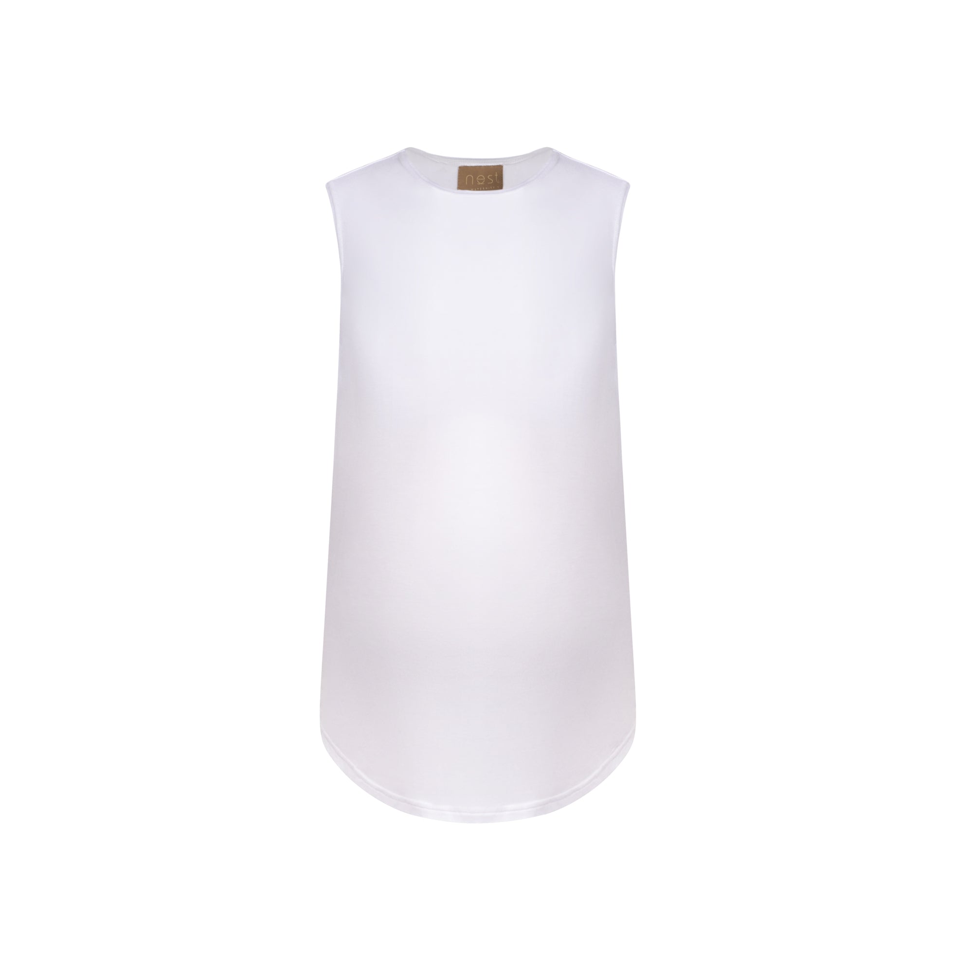 Reeds Shell Sleeveless White