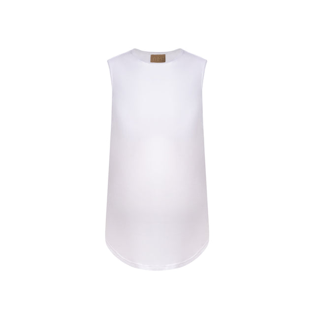 Reeds Shell Sleeveless White