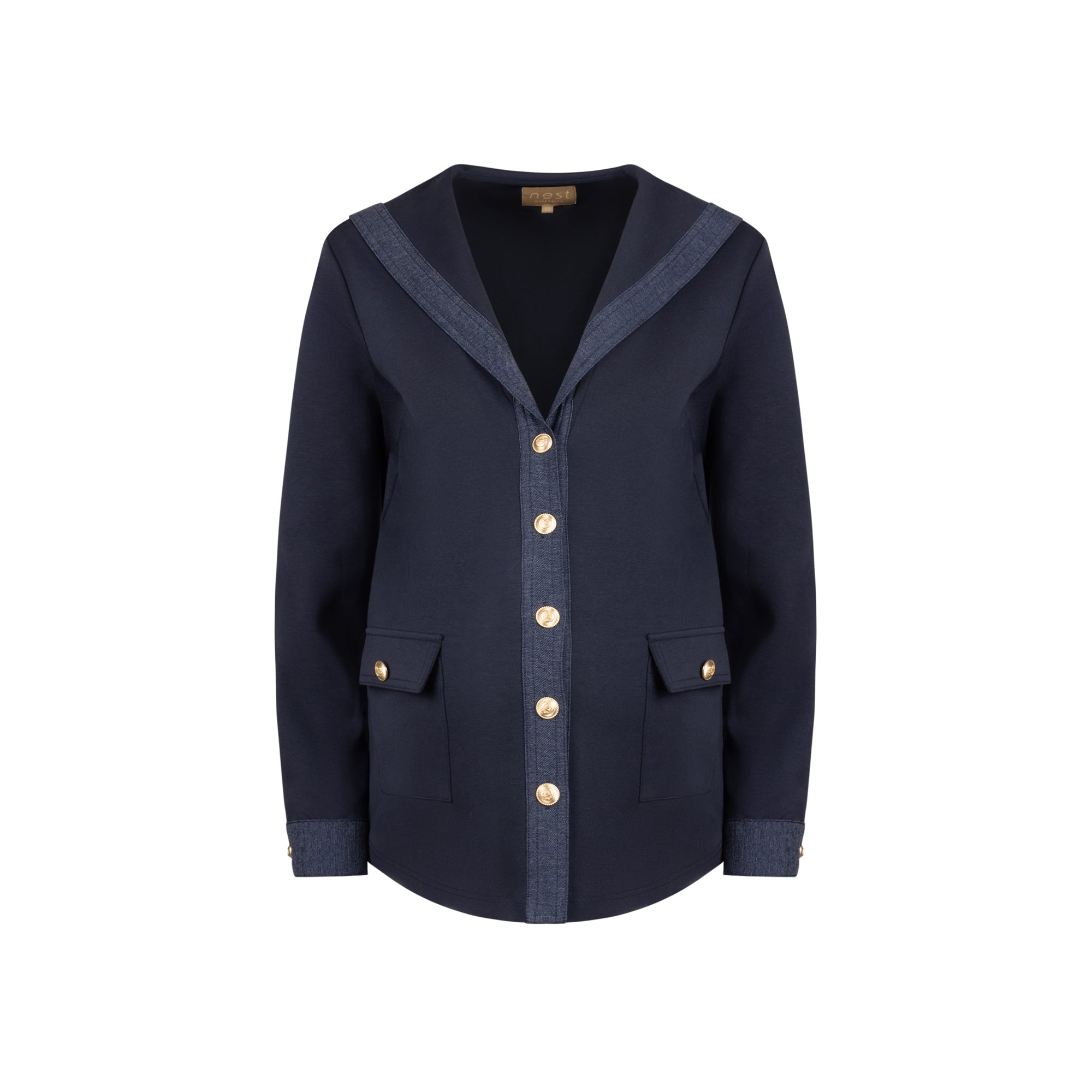 Plover Button Down Dark Navy