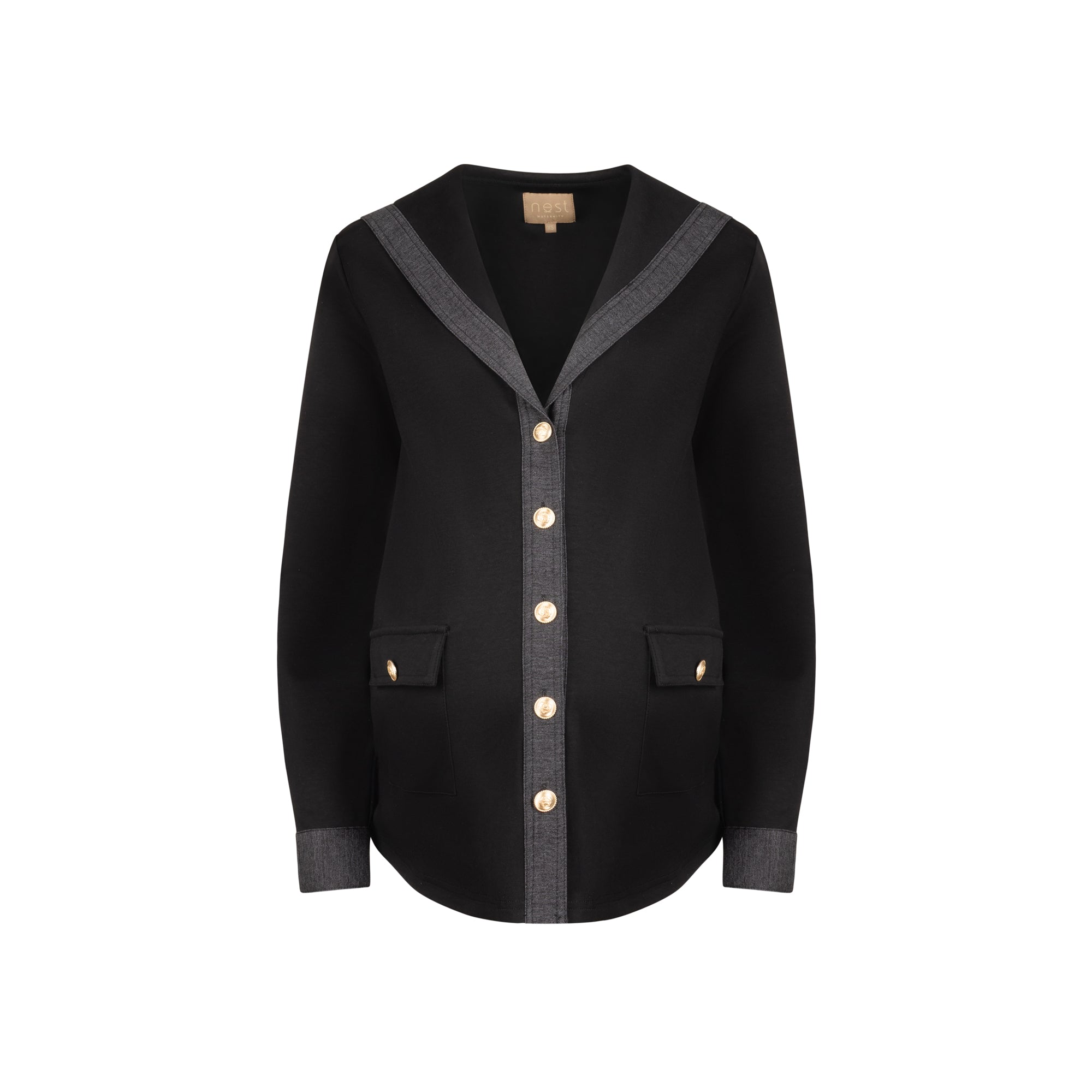 Plover Button Down Black