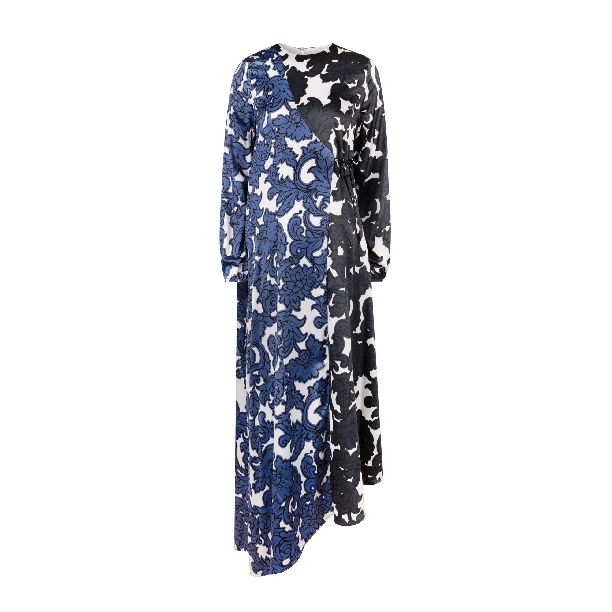 Royal Fern Dress Black