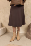 Dove Flare Essential Skirt Brown