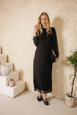 Black and White Aster Dress