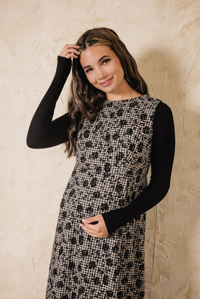 Rosebud Sleeveless Dress