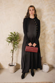 Monarch Slip Dress Black