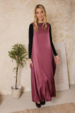 Monarch Slip Dress Mauve