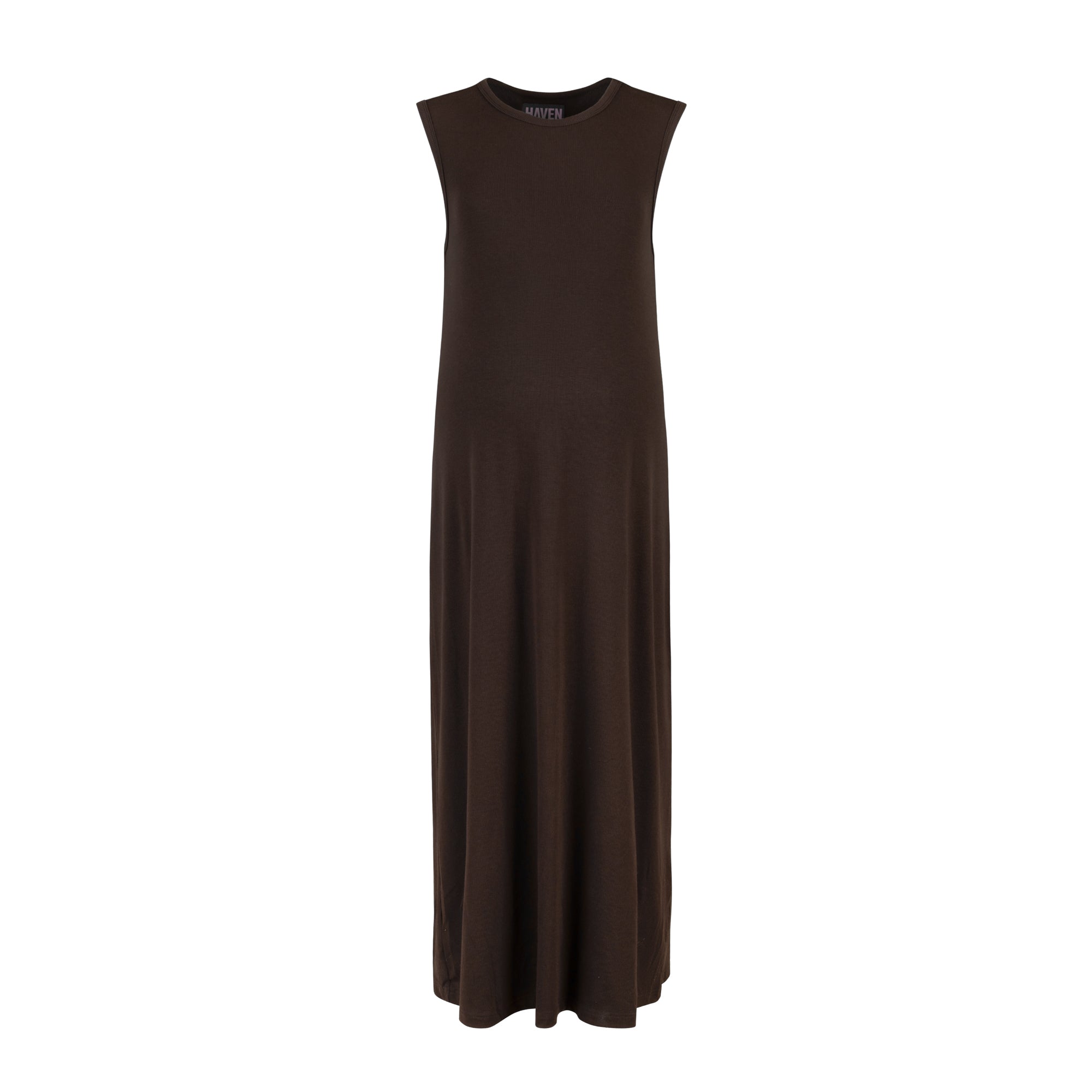 Marsh Sleeveless Shell Dress Brown
