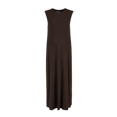 Marsh Sleeveless Shell Dress Brown