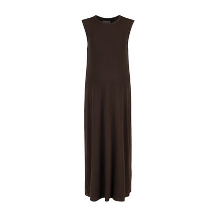 Marsh Sleeveless Shell Dress Brown