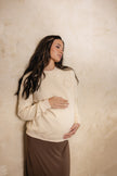Seagull Logo Sweatshirt Cream