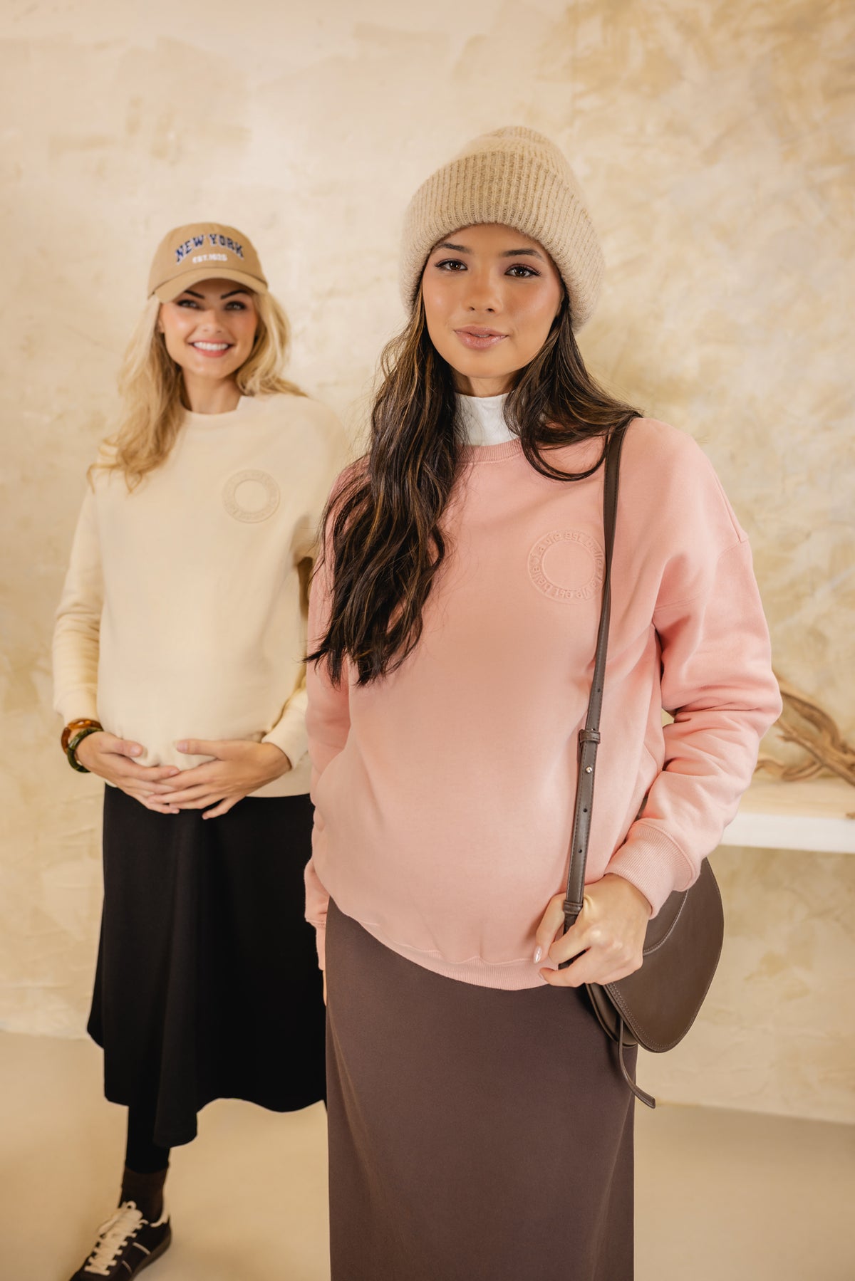 Seagull Logo Sweatshirt Pink