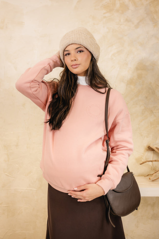 Seagull Logo Sweatshirt Pink