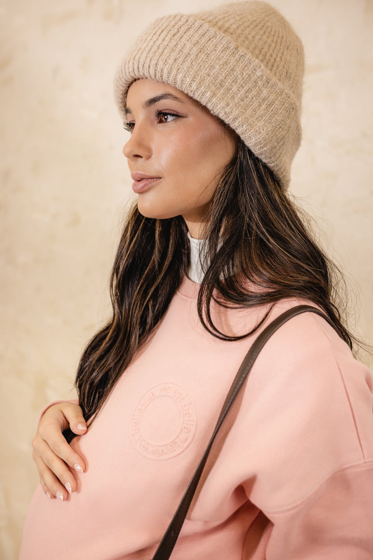 Seagull Logo Sweatshirt Pink