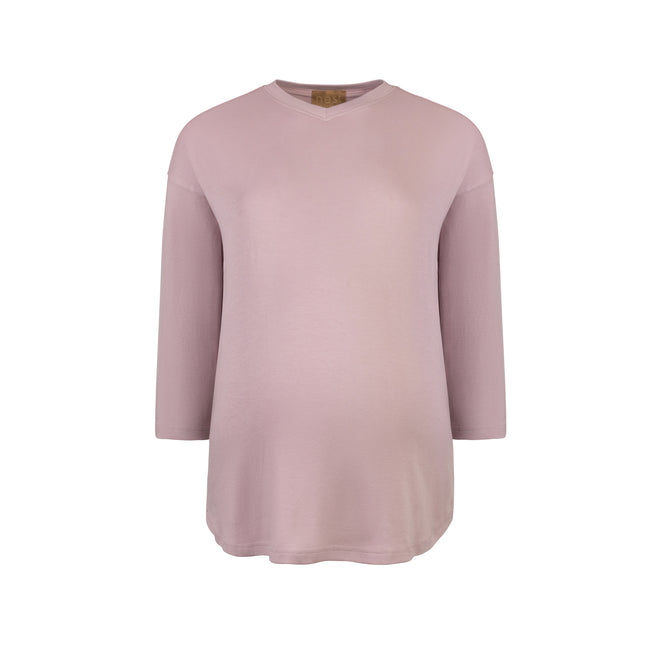 Lilly Over the Valley V-Neck Tshirt Lilac
