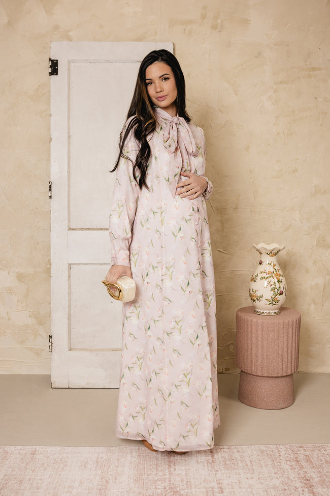 Starling Maxi Dress Pink Floral