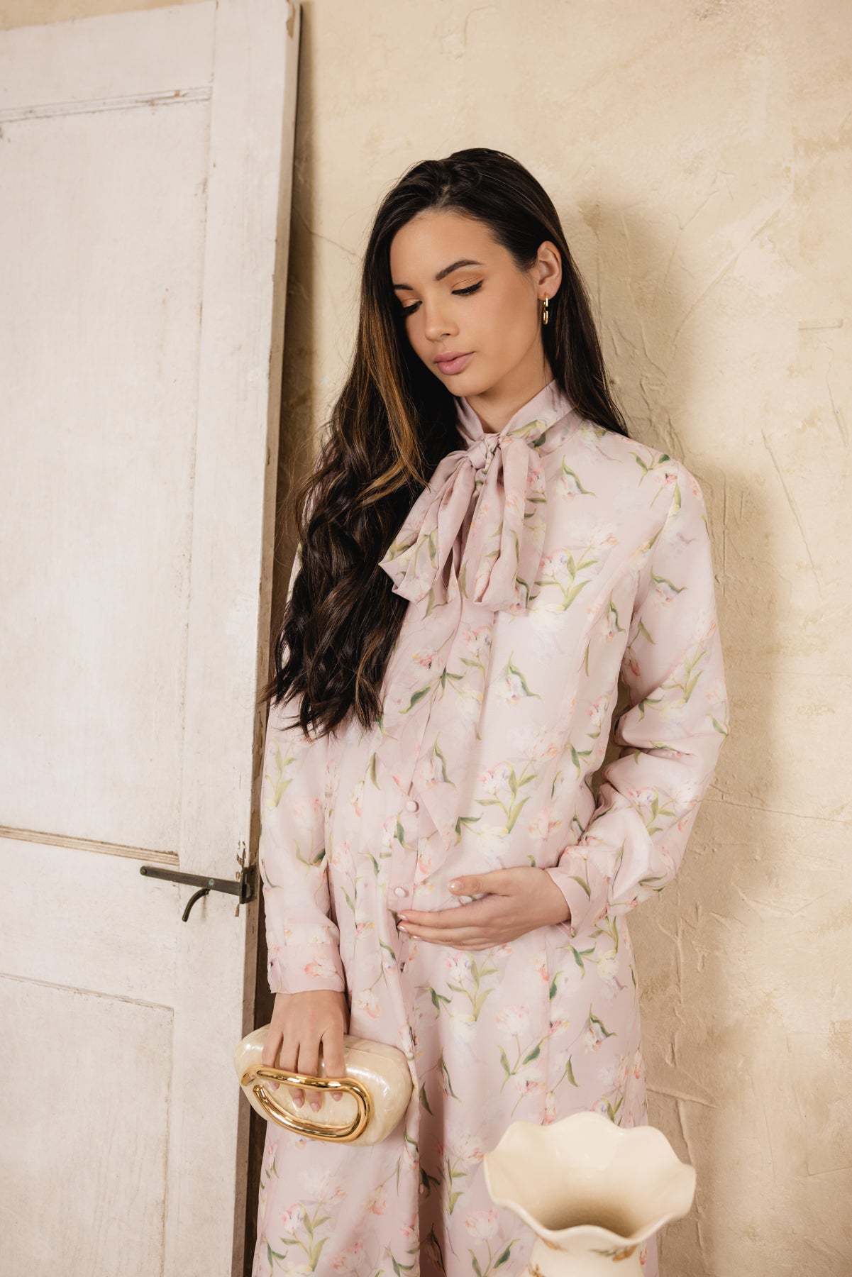 Starling Maxi Dress Pink Floral