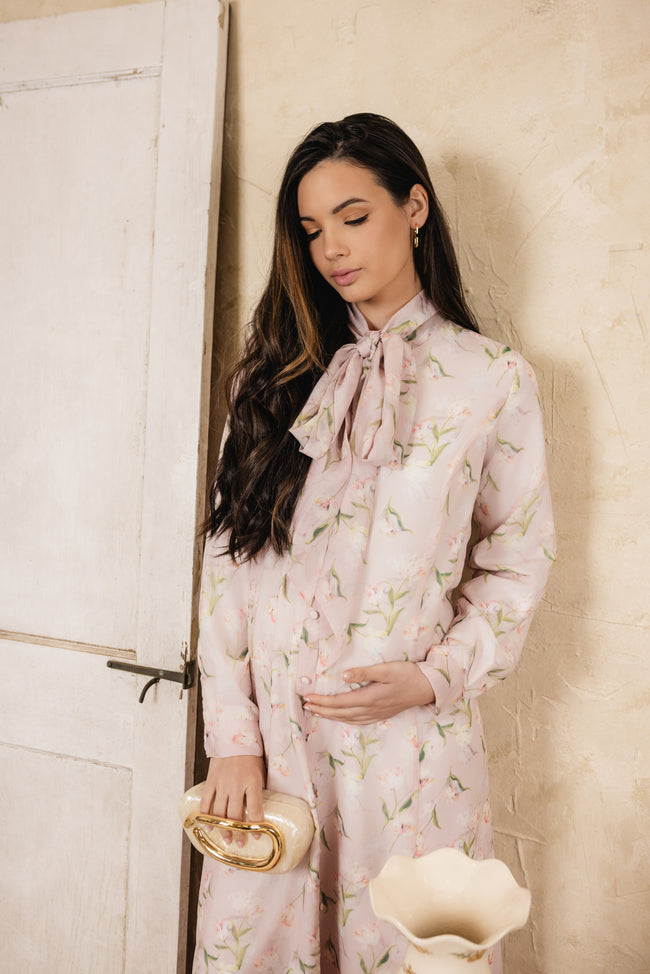 Starling Maxi Dress Pink Floral