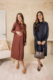 Gannet Classic Dress Brown