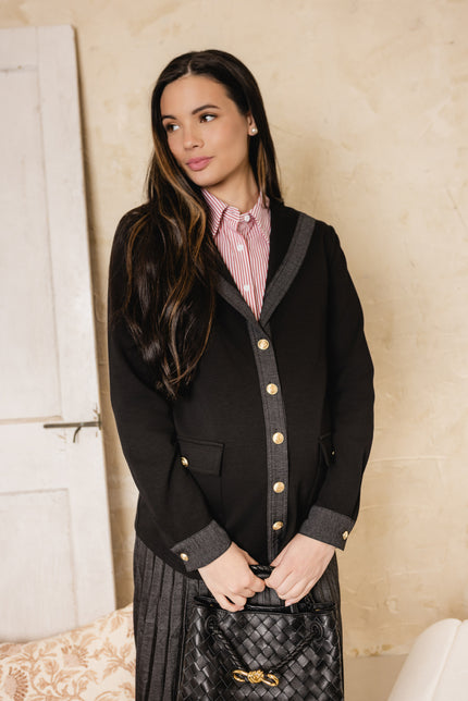 Plover Button Down Black