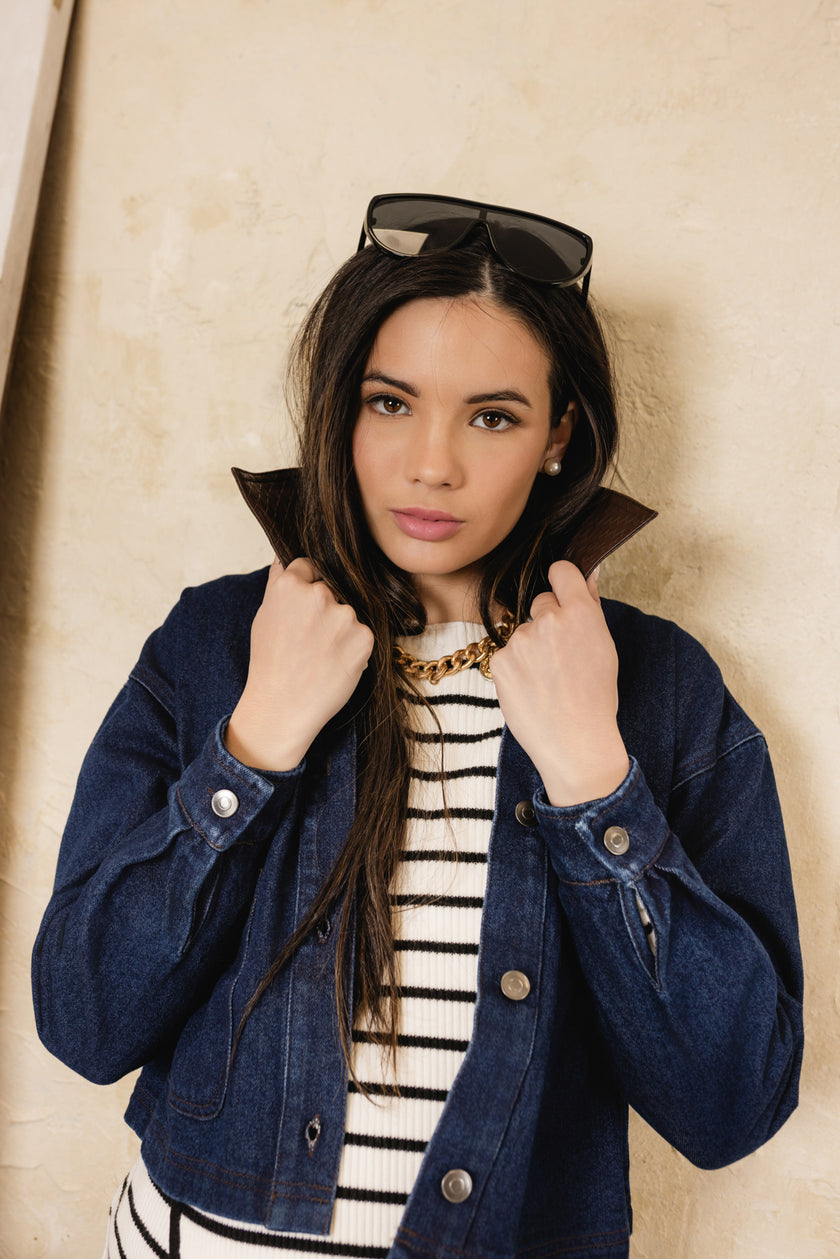 Jacana Denim Jacket Cropped