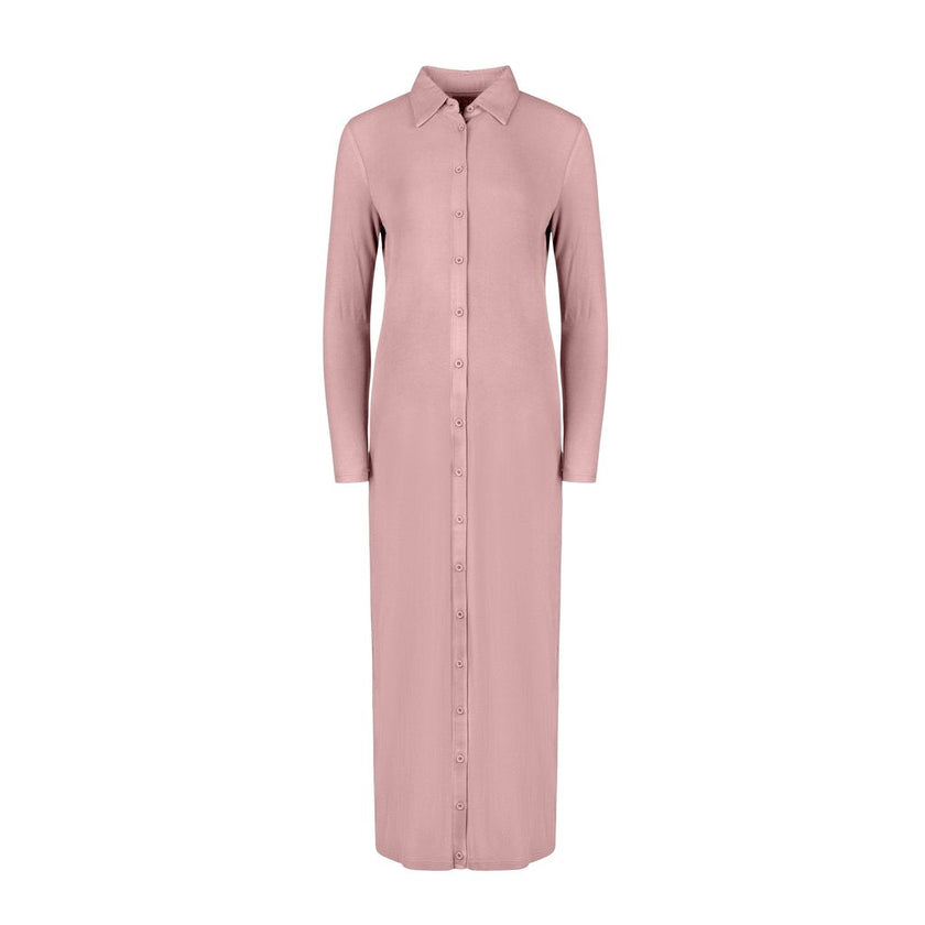 Sunbird Button Down Dress Mauve