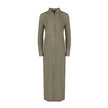 Sunbird Button Down Dress Olive
