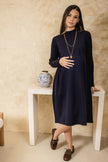 Blue Jay Knit Flare Dress