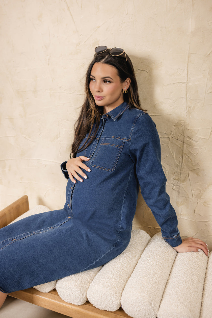 Breeze Denim Shirt Dress