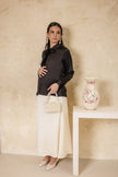 Sweetspire Polka Dot Skirt Black on White