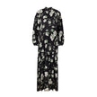 Twig Tiered Dress Black and White