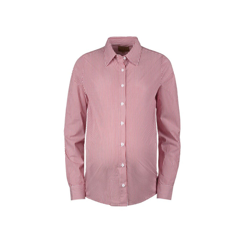 Quail Classic Shirt Red and White